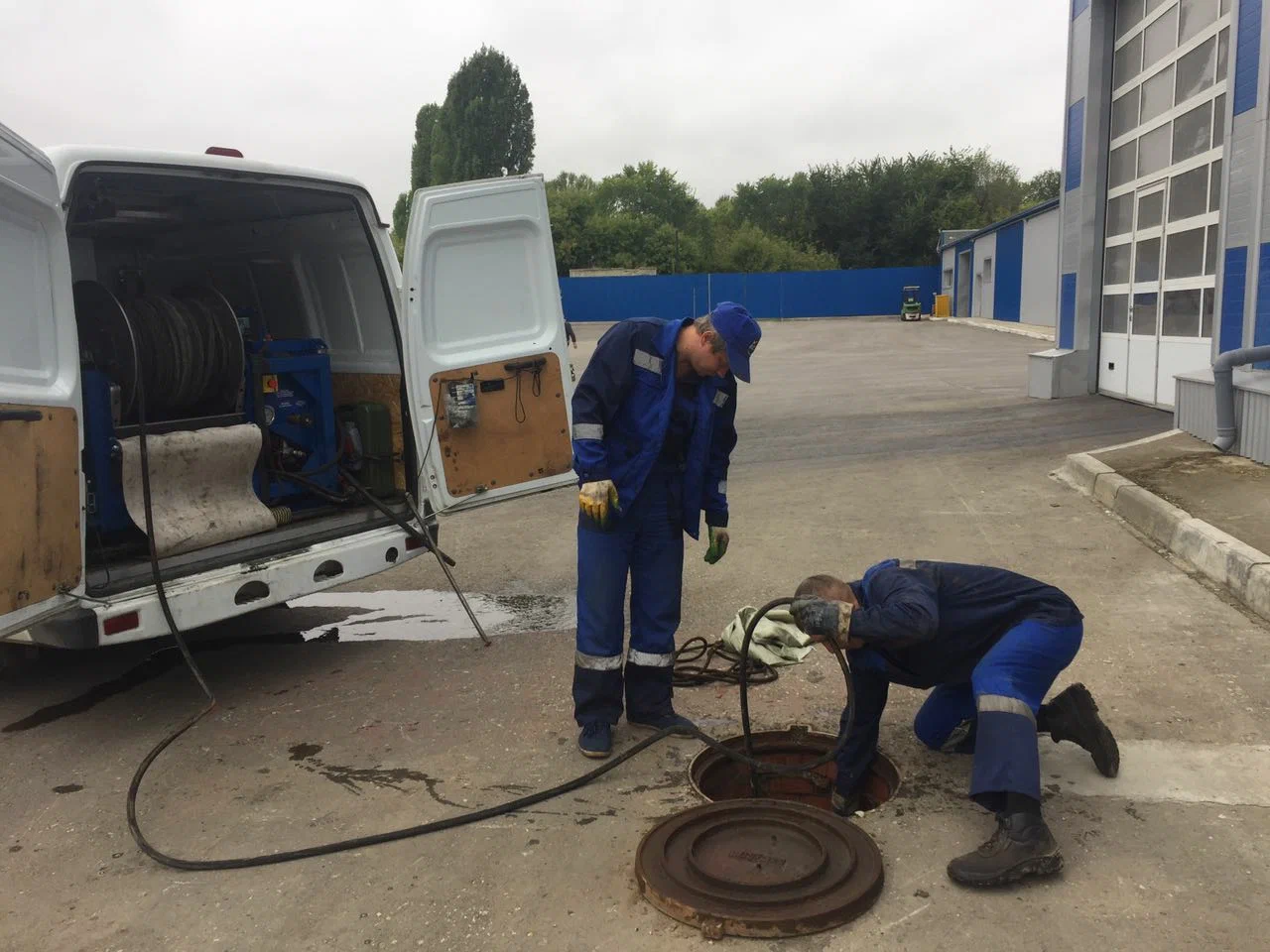 Устранение засора канализации DN 50-350 мм